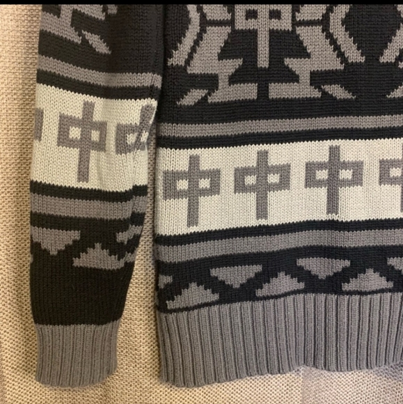 RDS zip up knit sweater - Picture 8 of 12